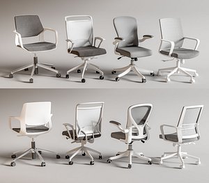 3D Ergonomic Office chair Desk Chair Armrest Computer Chair