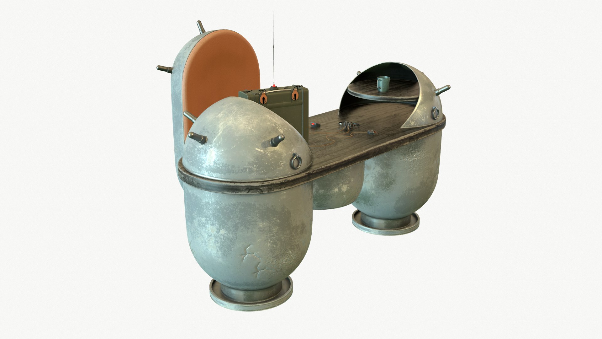 3D Model Sea Mine Table - TurboSquid 2134120