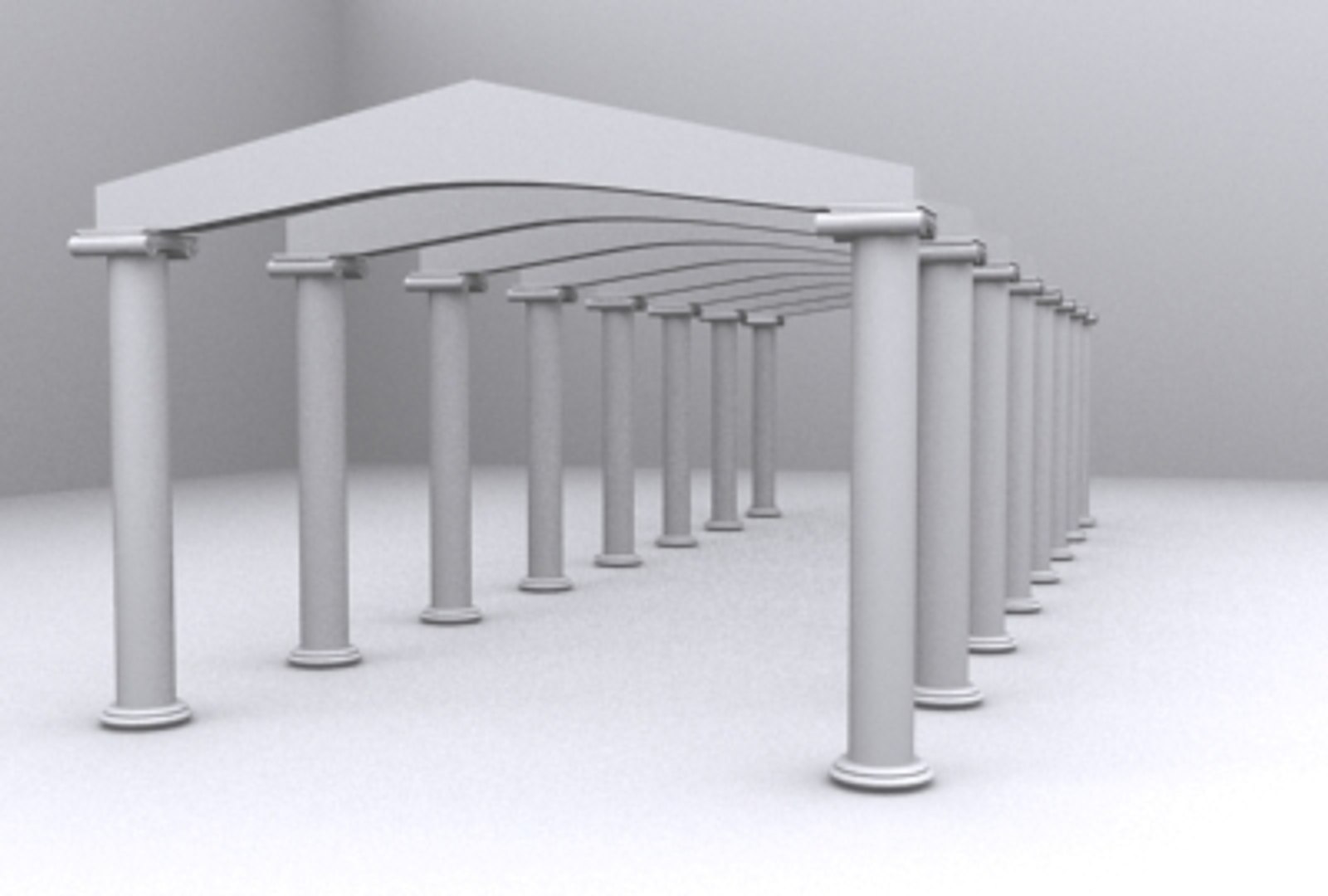 3d Model Columns