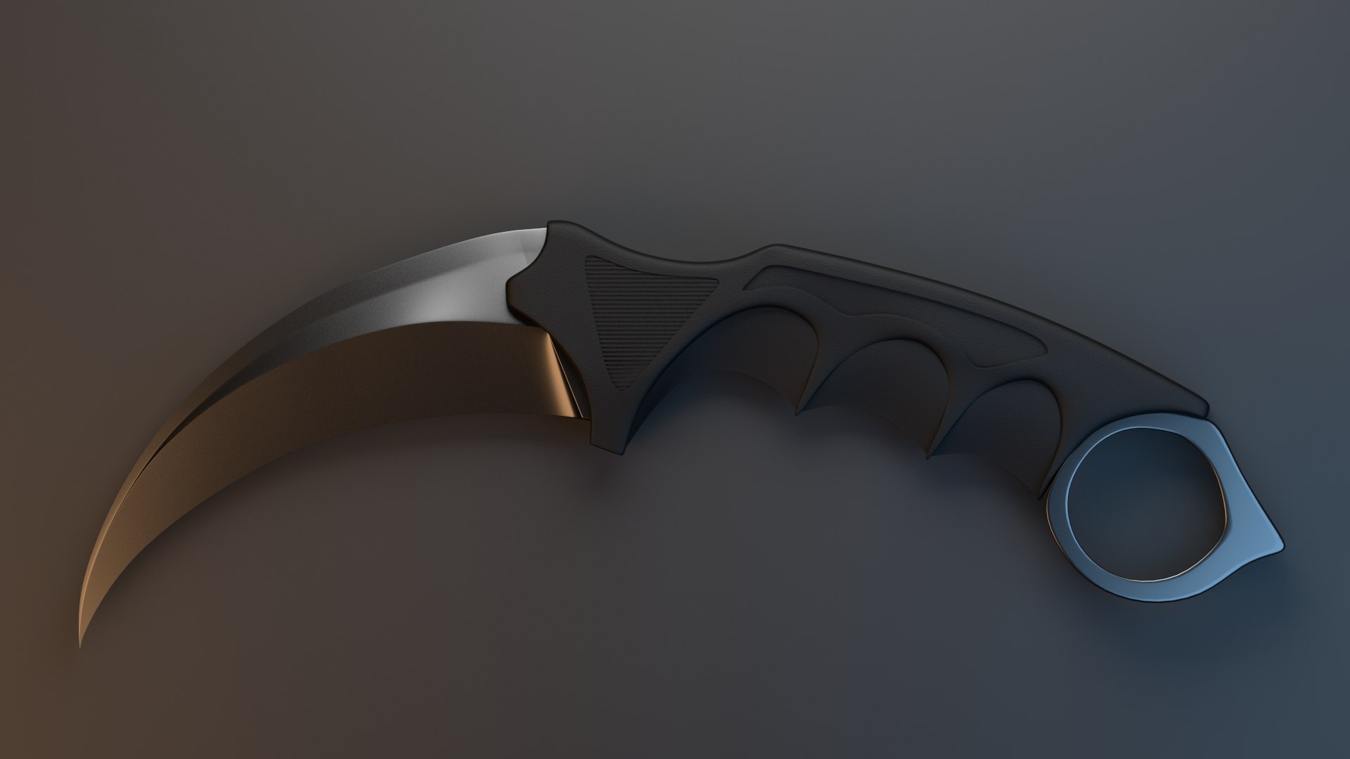 3d Knife Karambit Model