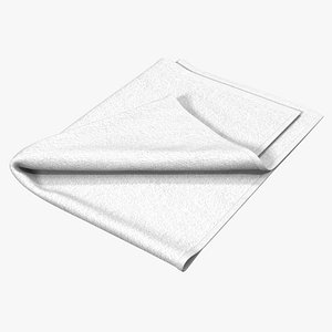 3ds max towel 4 white