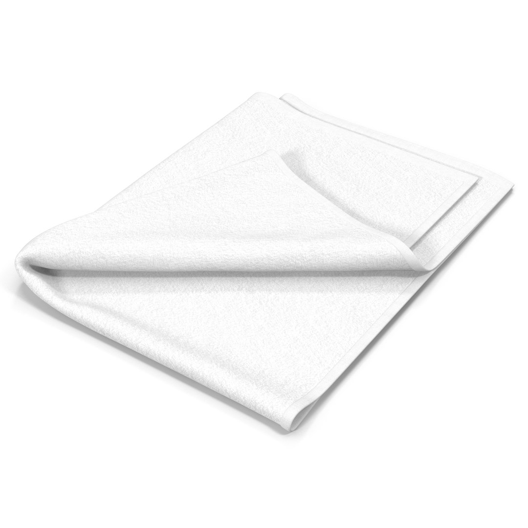 Towel 4 White 3D model preview