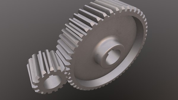 Helical gear 3D model - TurboSquid 1667275