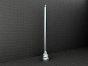 antique street lamp 3d max