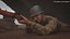 Sowjetischer Infanterist aus dem Zweiten Weltkrieg
