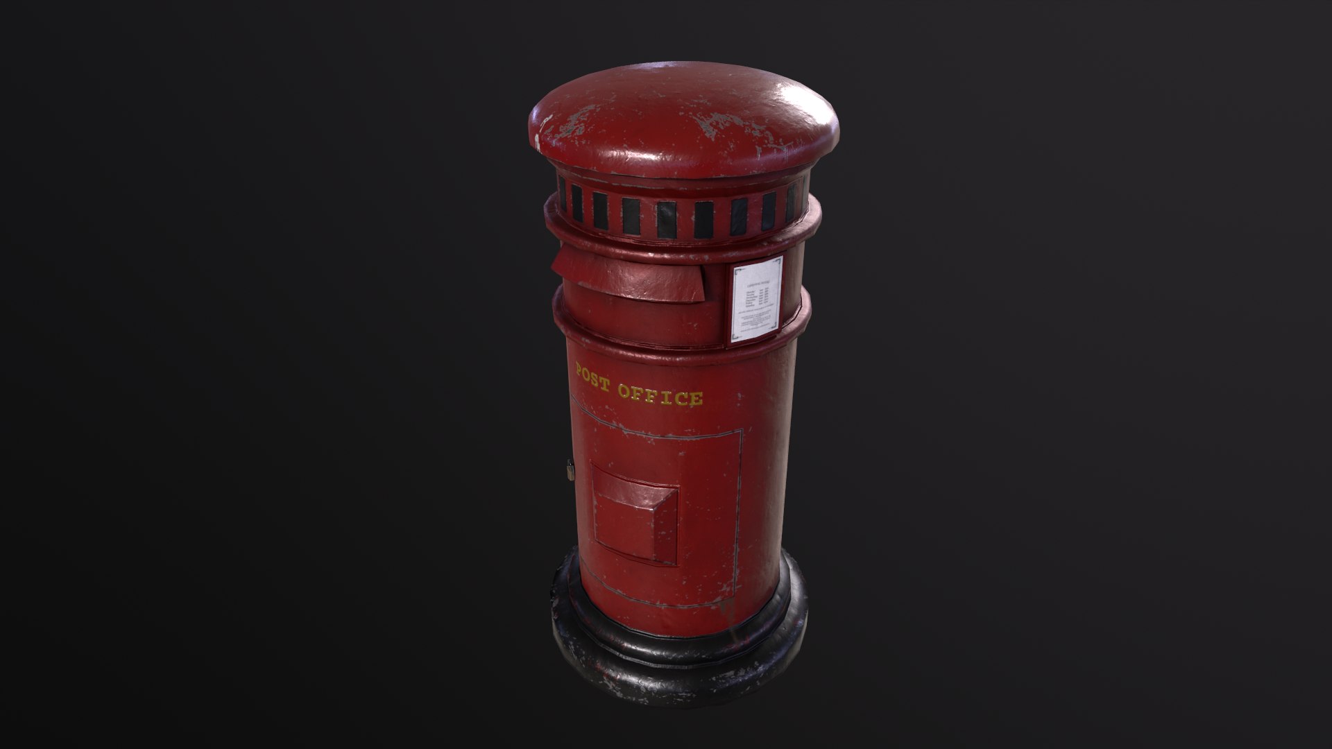 Post Box 3D https://p.turbosquid.com/ts-thumb/Cf/R1Ht8w/Jp/render1_render4/png/1619303684/1920x1080/fit_q87/42a4f8b8915550c601169f1e7cccc93f48a935dc/render1_render4.jpg