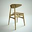 Chaise de salle à manger en chêne de Carl Hansen - Hans Wegner
