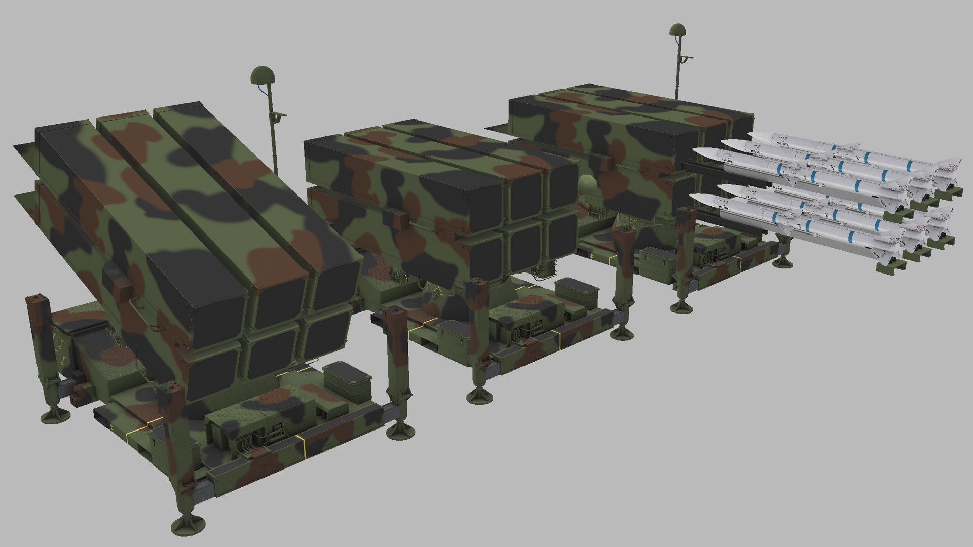 NASAMS BATTERY 3D - TurboSquid 2342714