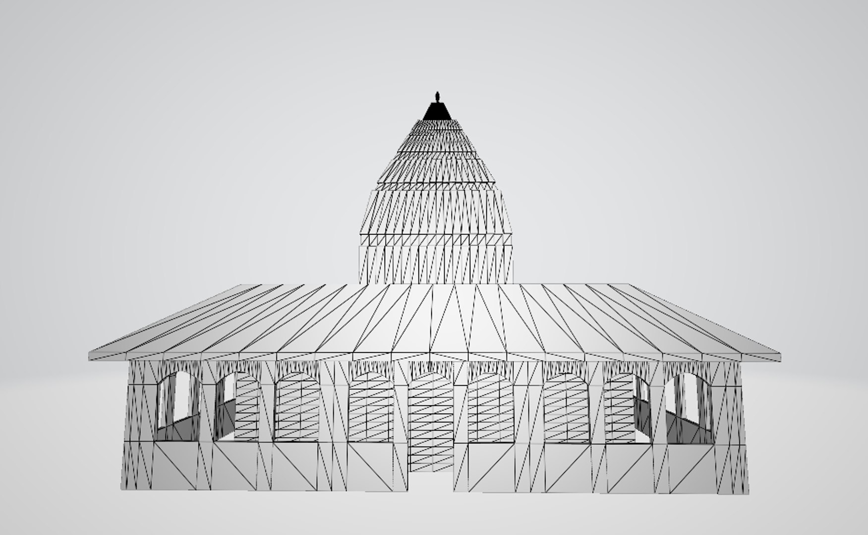 Temple design model - TurboSquid 1477593