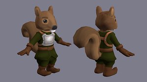 Cartoon Squirrel