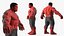 Pele do Hulk Vermelho para Maya Rigged