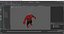 Pele do Hulk Vermelho para Maya Rigged