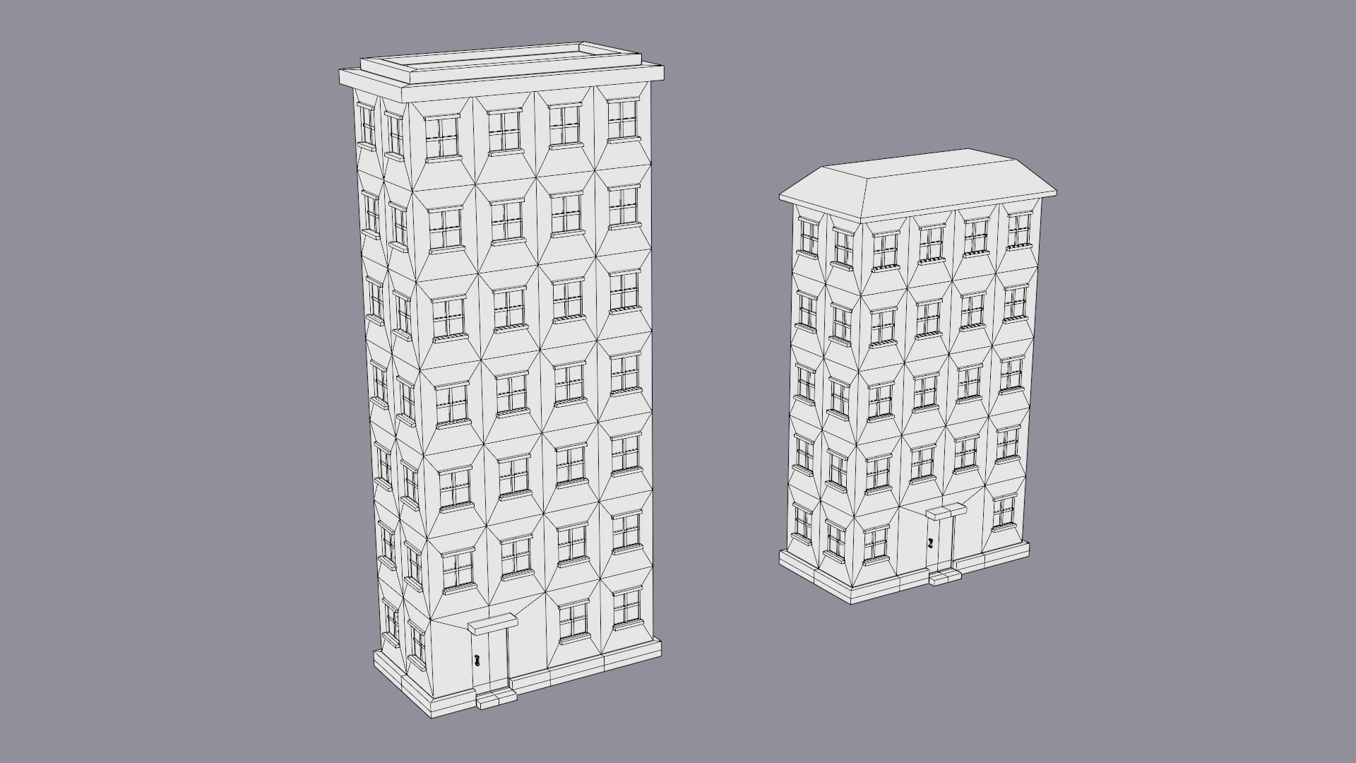 3D 30 Low-Poly Urban Buildings Collection https://p.turbosquid.com/ts-thumb/Cf/aOUKoR/4z/4houses2/png/1749622220/1920x1080/fit_q87/ddd3f6397c833e20a5116a6aff67ac143ae7b115/4houses2.jpg
