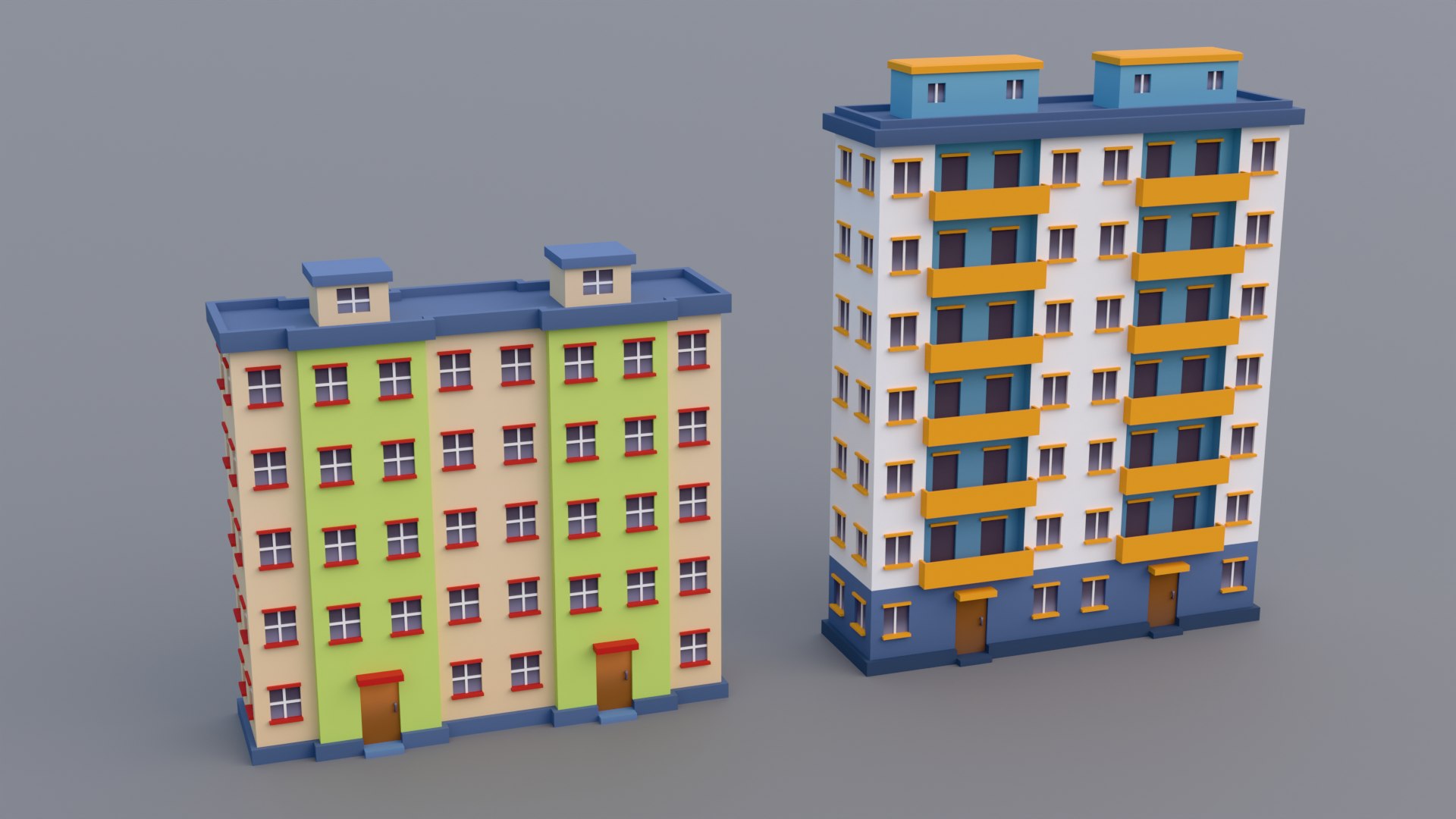 3D 30 Low-Poly Urban Buildings Collection https://p.turbosquid.com/ts-thumb/Cf/aOUKoR/6W/9houses/png/1749622227/1920x1080/fit_q87/80f40742a9c7f4e5188f9a2413647ceec1afd20d/9houses.jpg