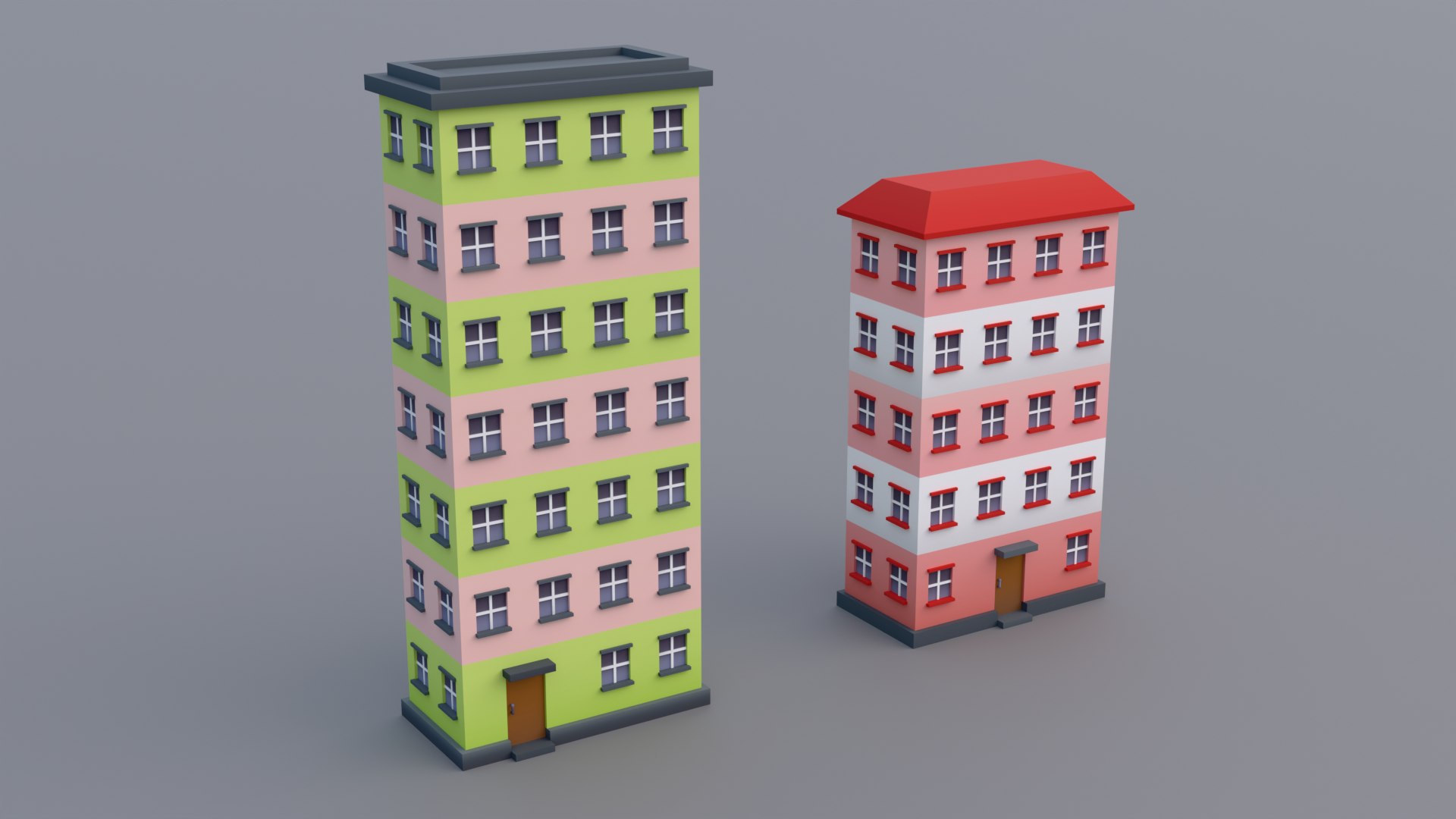 3D 30 Low-Poly Urban Buildings Collection https://p.turbosquid.com/ts-thumb/Cf/aOUKoR/bk/4houses/png/1749622220/1920x1080/fit_q87/2136ab74426ad96b40fab2858407caee858940b1/4houses.jpg