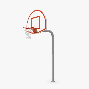 3d model outdoor basketball hoop