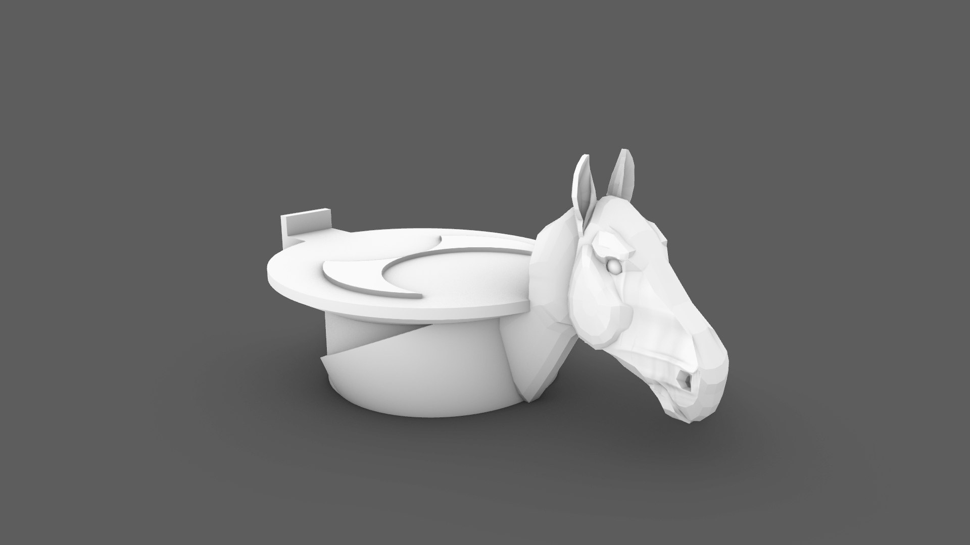 3D Horse Token Miniature Table Top Gaming TurboSquid 1766638