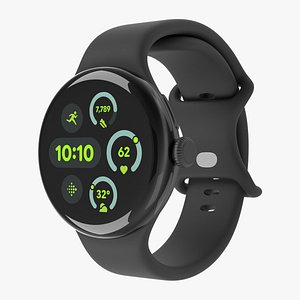Google Pixel Watch 3 Obsidian 3D model