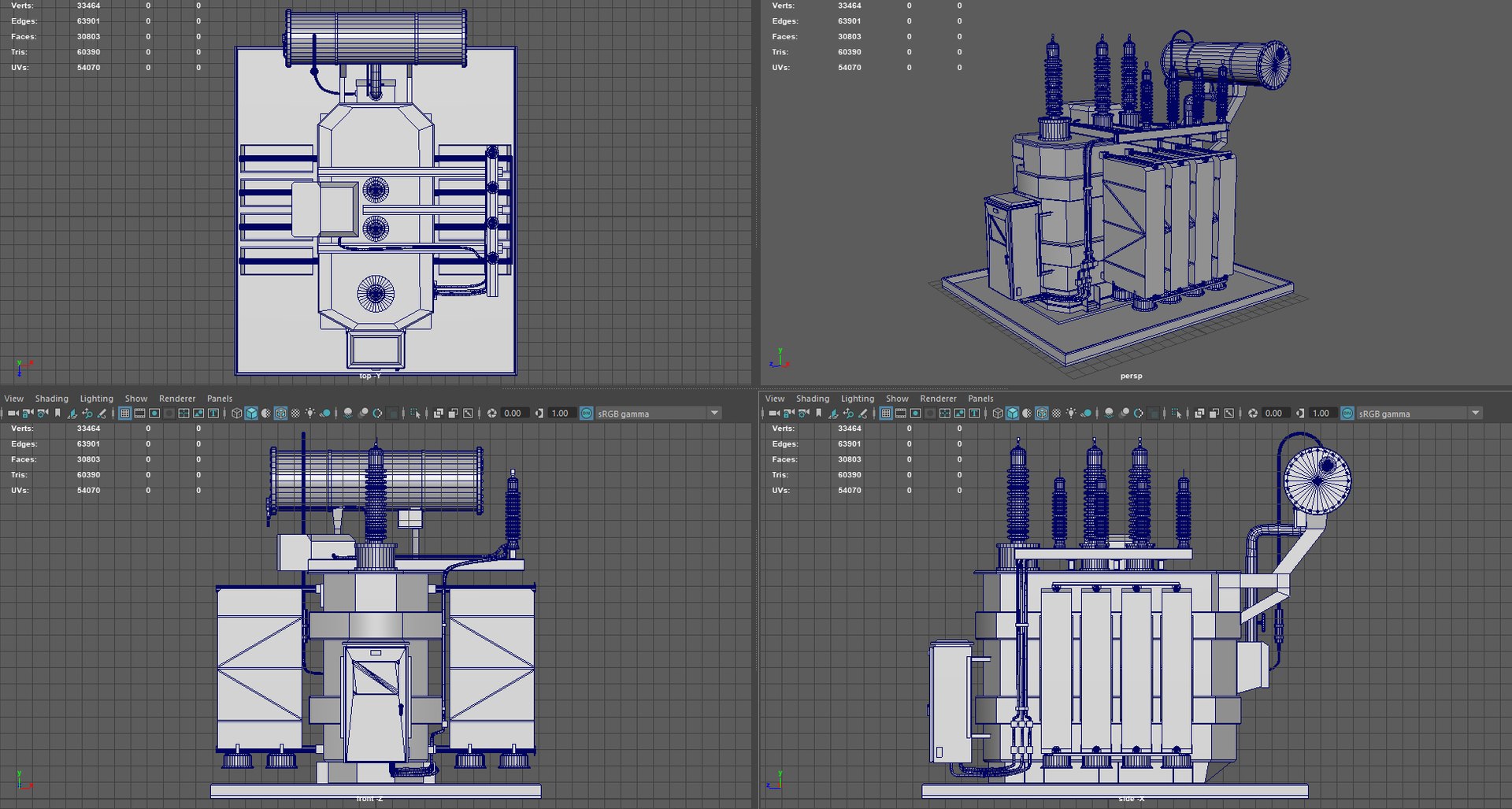 Power Transformer Model - TurboSquid 1935847