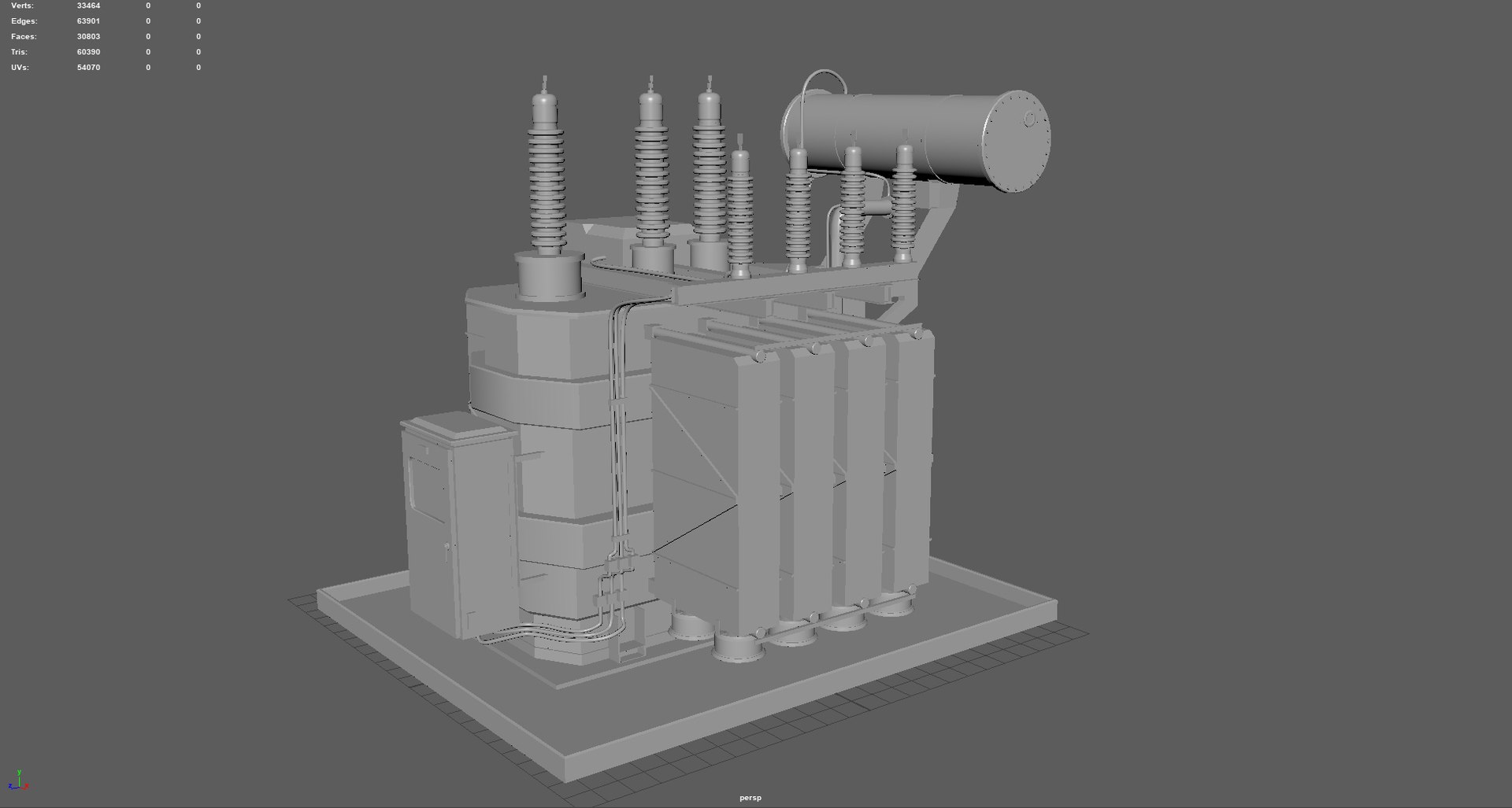 Power Transformer Model - TurboSquid 1935847