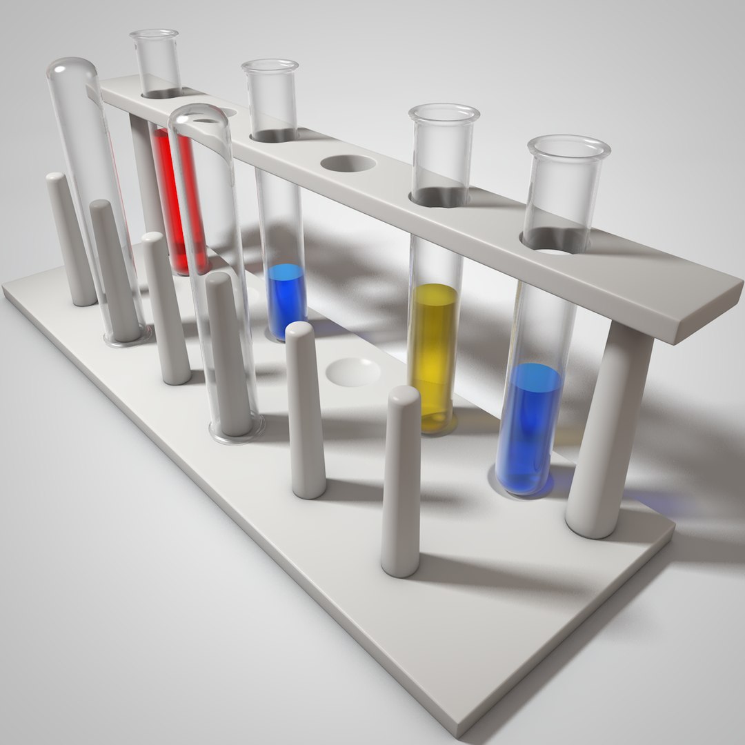 3d test tube rack