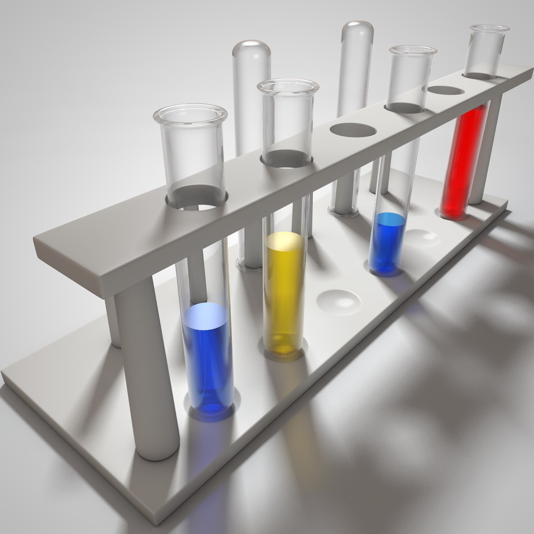 3d test tube rack