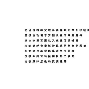 chinese ms gothic font 3D model