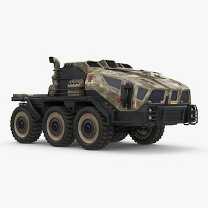 Futuristic Military Truck