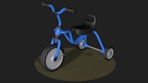 3D Children bicycle model