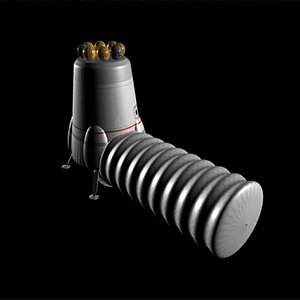 3d model lunar module