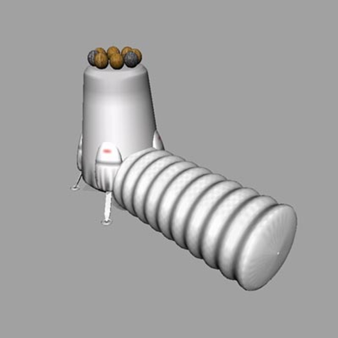 3d model lunar module
