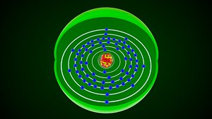 Erbium Chemical Element 3D model