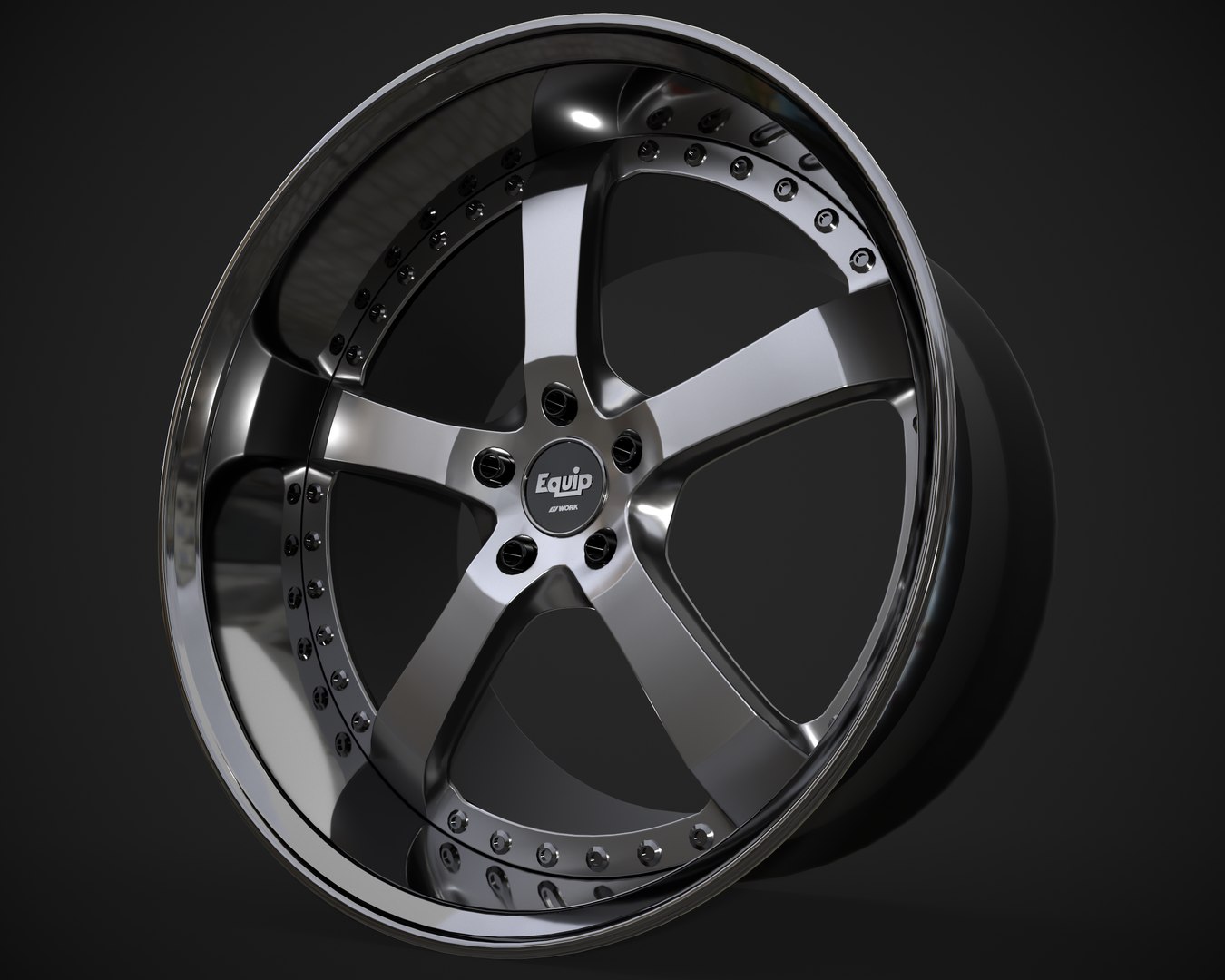 Free Rim Equip Work Wheels 3D Model TurboSquid 1539381