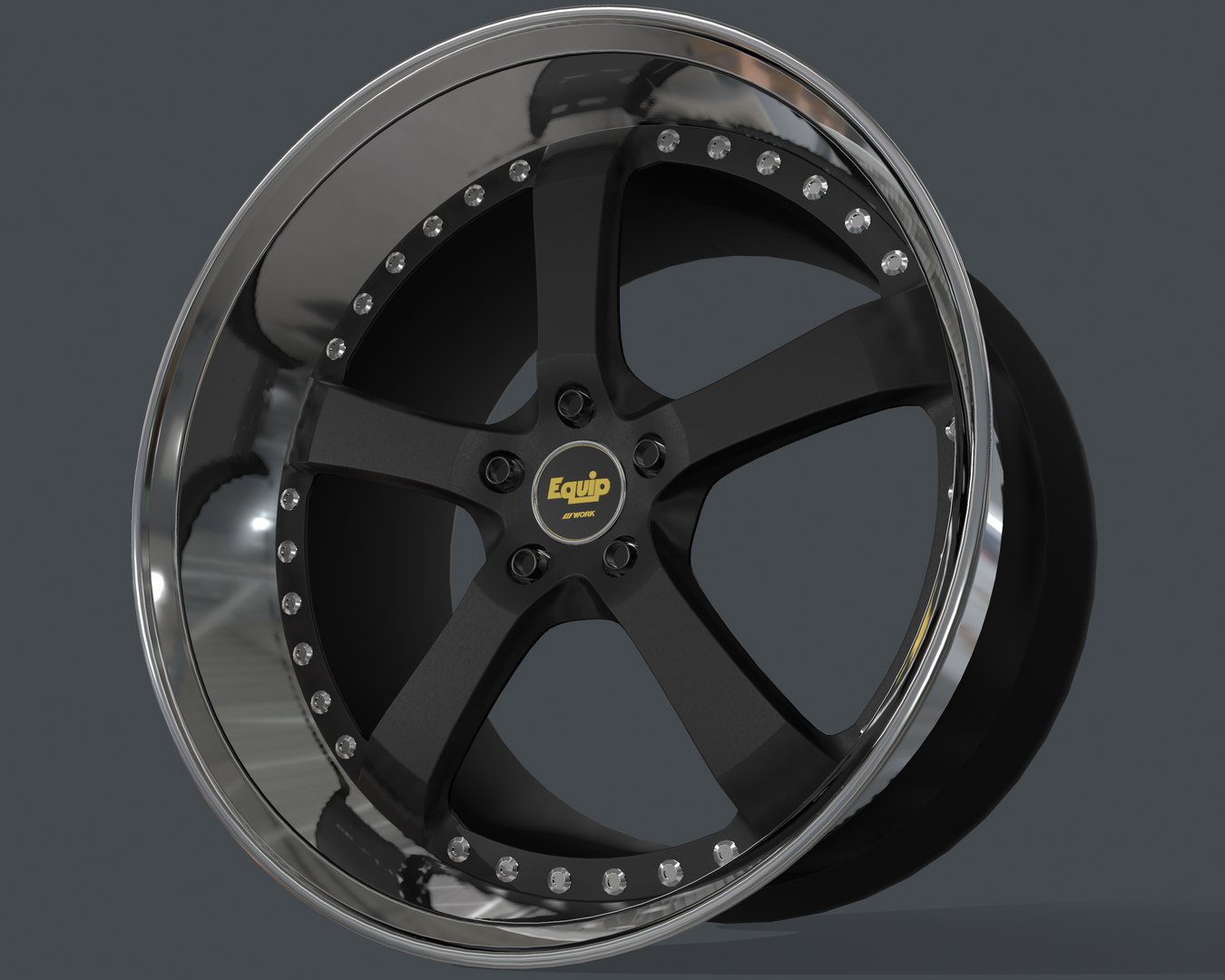 Free rim equip work wheels 3D model - TurboSquid 1539381