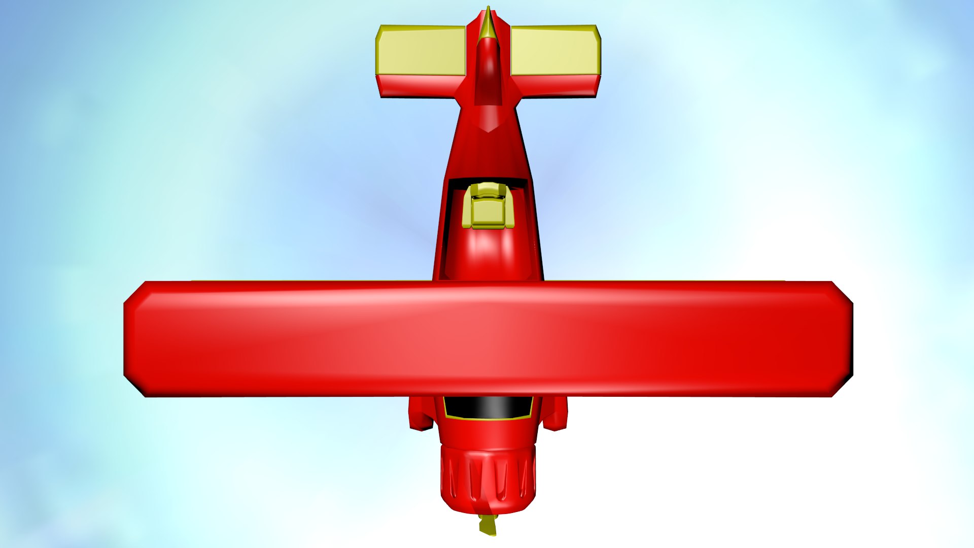 3d Biplane Plane