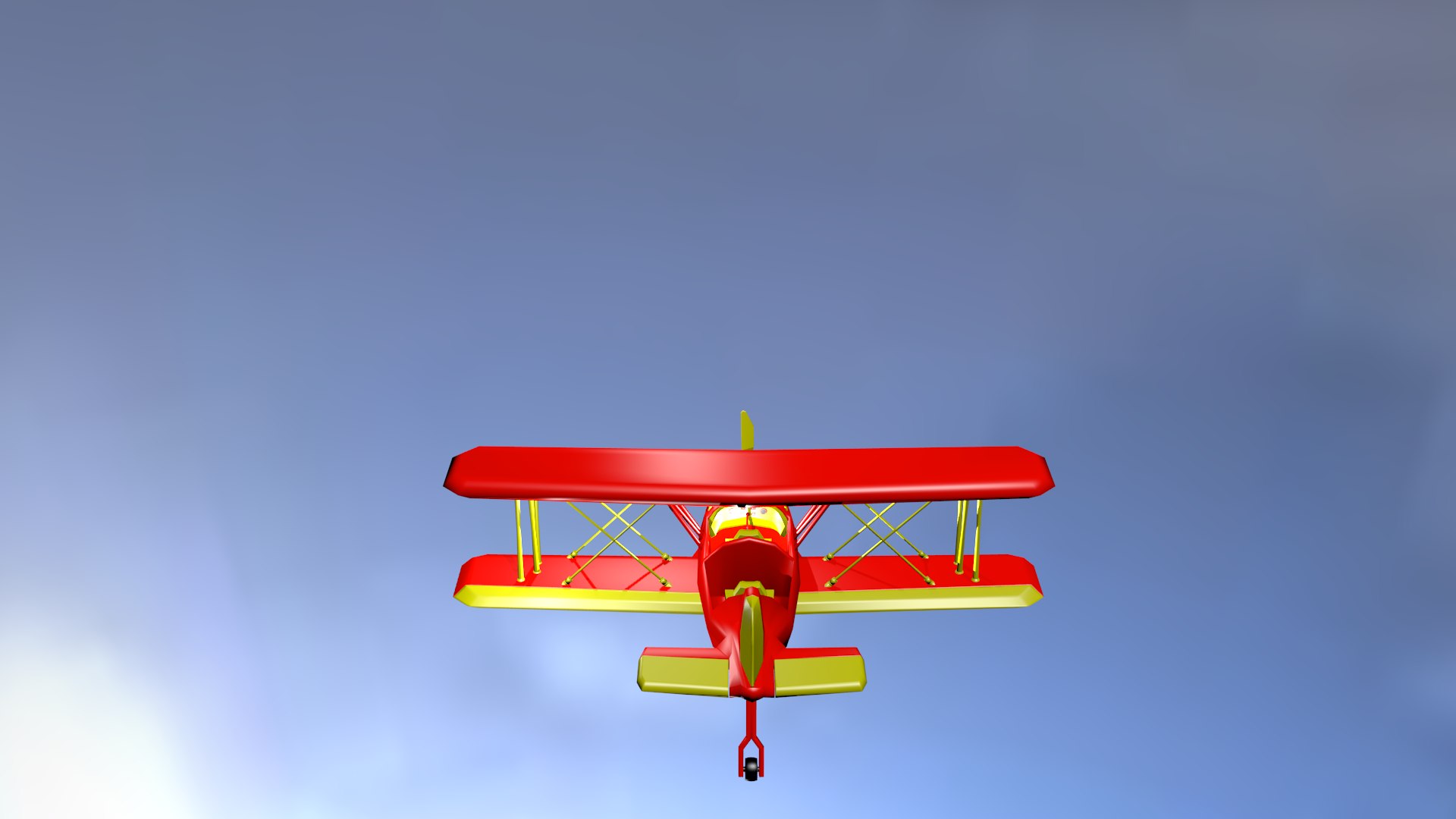 3d Biplane Plane