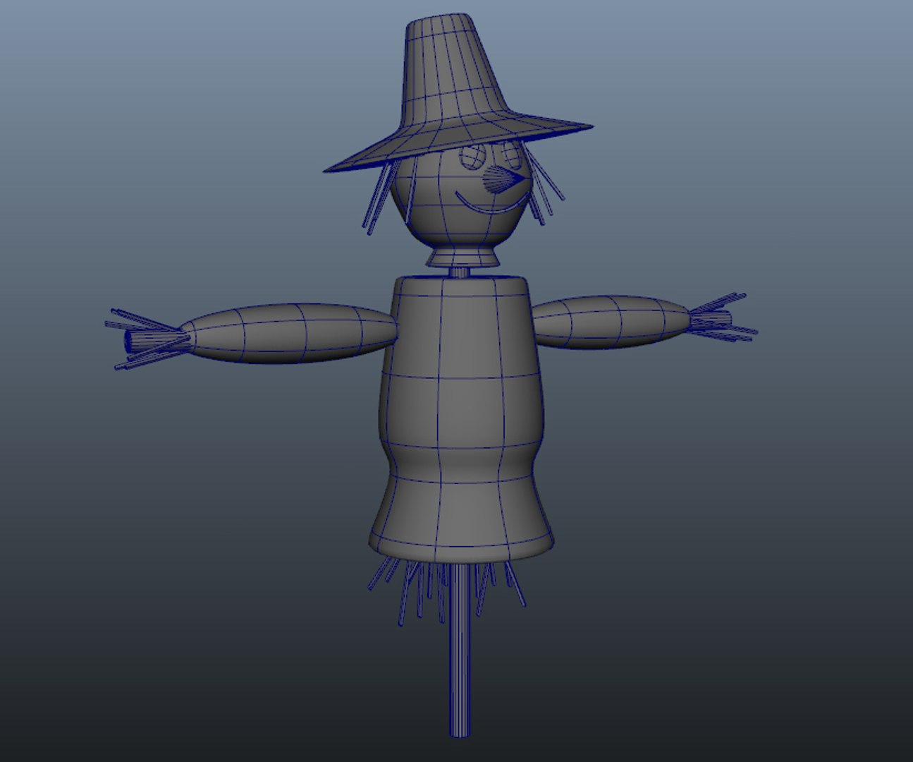 3d model scarecrow