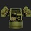M45 Quadmount Low-poly modelo 3d