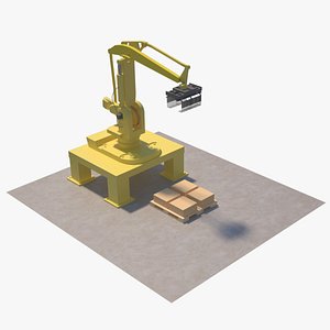 Industrial Palletizing Robot 3D model