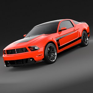 maya 2012 mustang boss 302