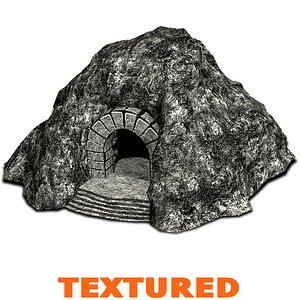 3dsmax cave fantasy wall