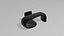 Line Schreibtisch und Stuhl OBJ und Blend