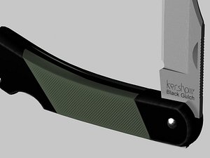 3d model kershaw pocket knife