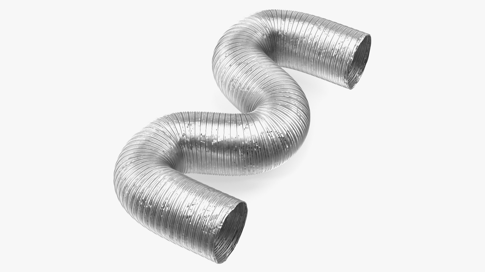 Flexible Aluminum Air Duct 3D model preview
