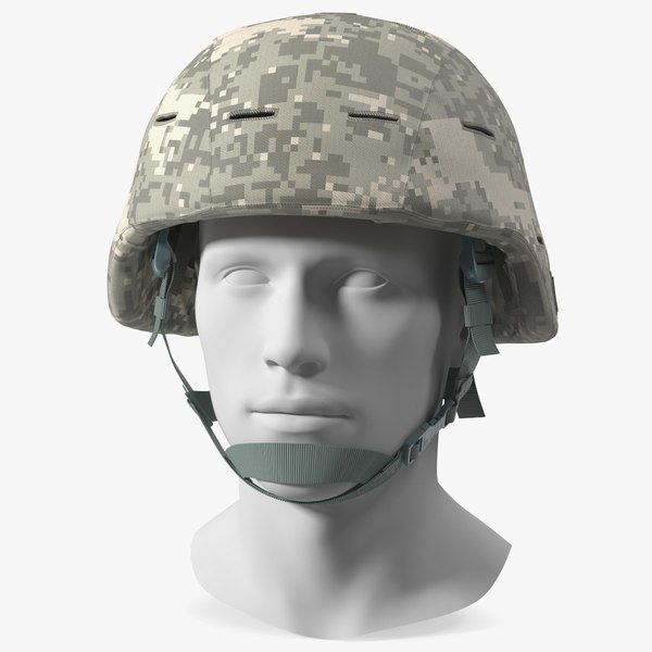 3D Assault Helmet Gray Camo