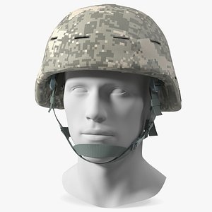 Assault Helmet Gray Camo