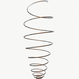 3D metal spiral spring
