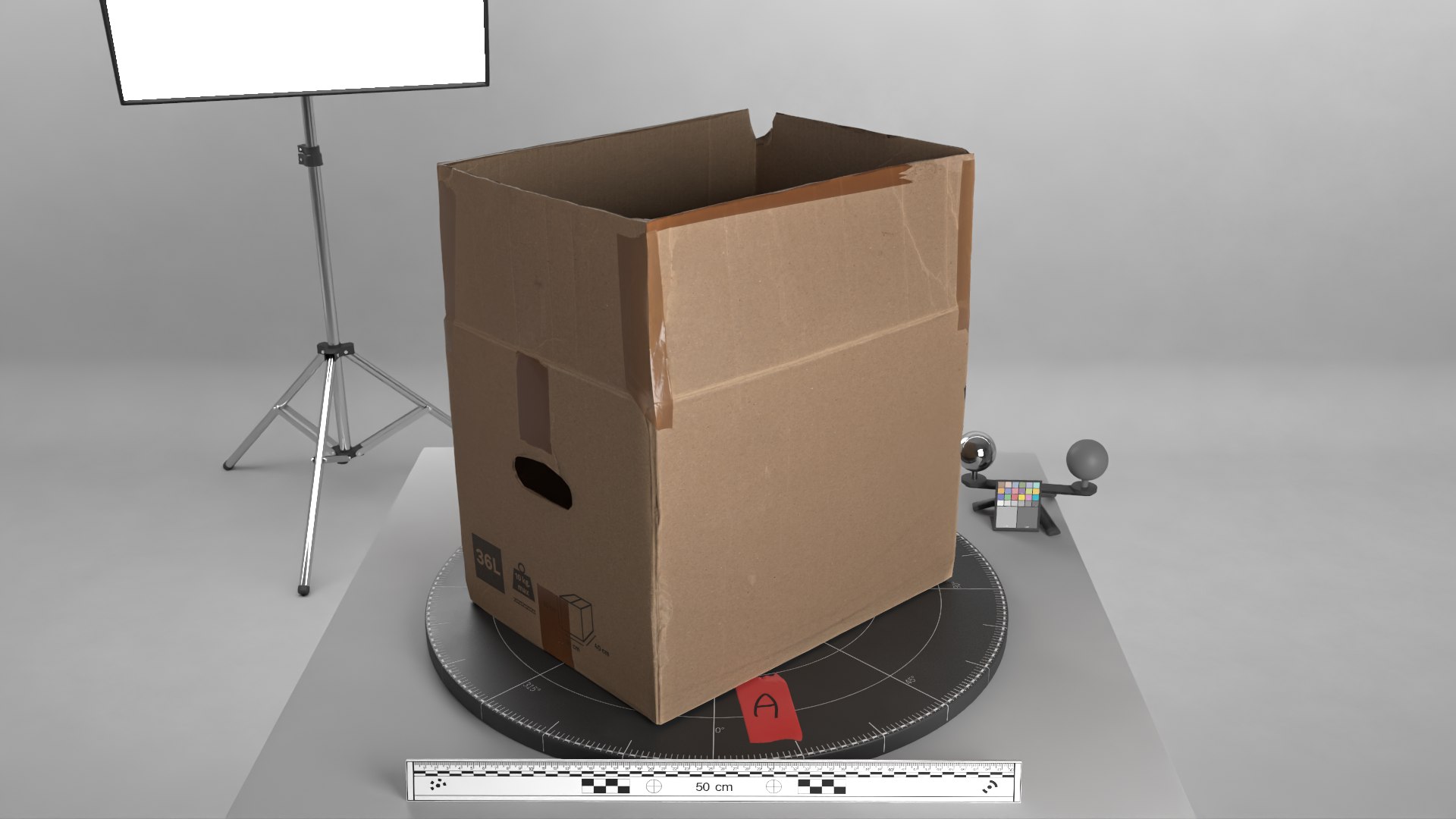 3D Scaned Cardboard Box H - PBR - TurboSquid 2637563