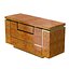 Burr Wood Sideboard Attributed