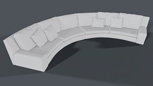 Semicircular sofa BEN BEN